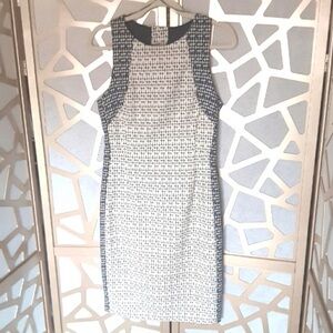 Chic Women's Blue and White Mini Dress